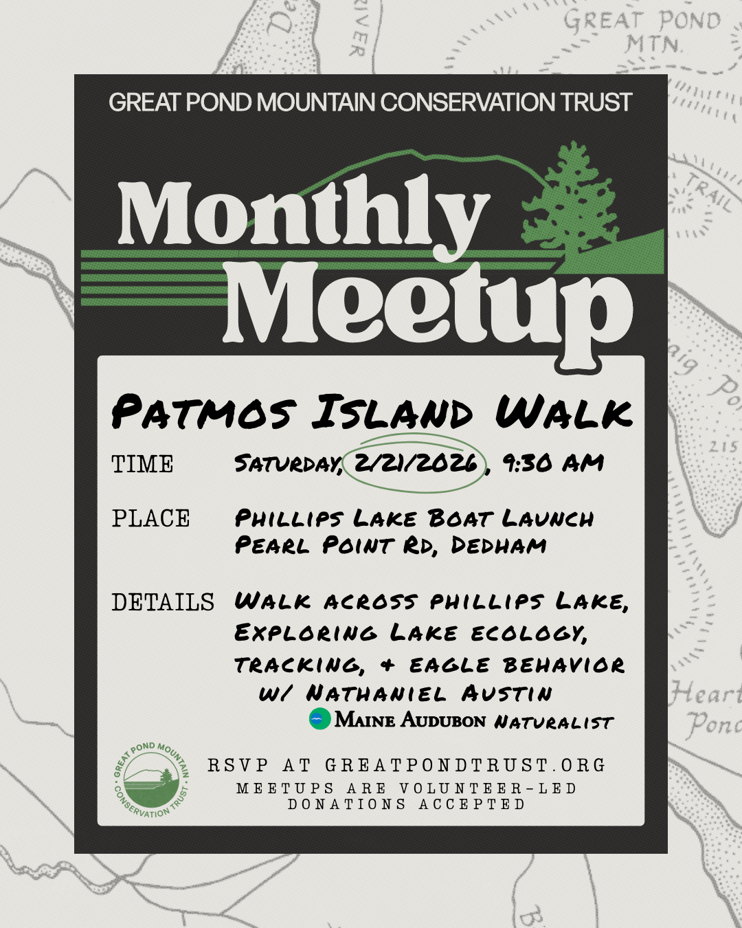 Poster for The Buzz on Native plants<br />
Film Screening, Discussion & Seed Sowing Demo<br />
1/31/2026, 1pm AT THE Alamo Theatre, Bucksport<br />
$10 Suggested DONATION - Tickets AT GREATPONDTRUST.ORG<br />
Presented by Great Pond Mountain Trust, Native Gardens of Blue Hill & 5 Star Orchard